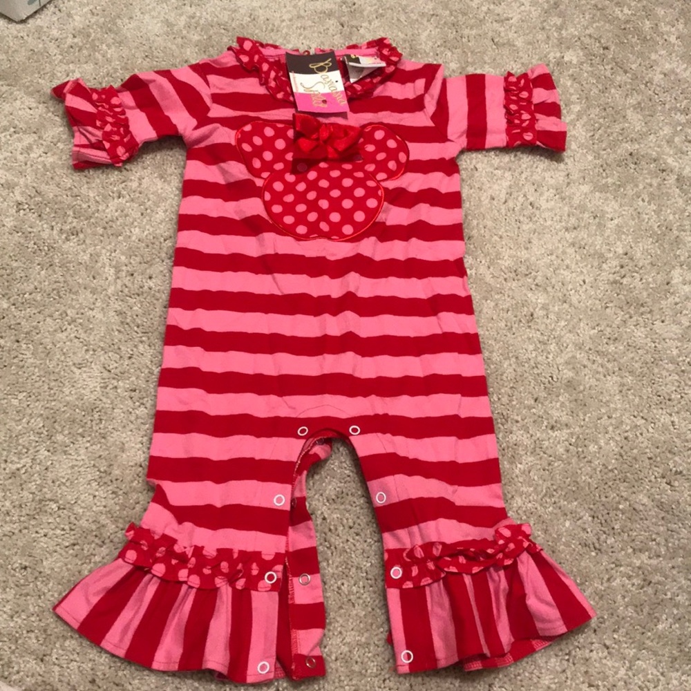 Precious Banana Split Minnie bubble NWT 24 months